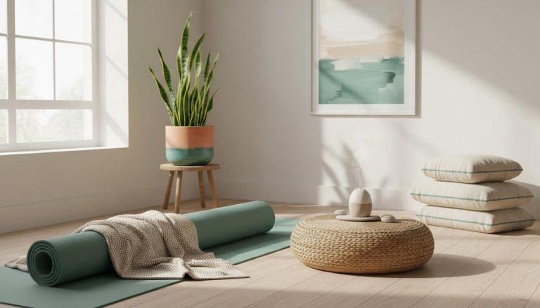 How to Set Up a Budget Home Yoga Corner